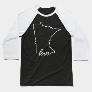 Minnesota Home - Land of 10000 Lakes - Love Minnesota Baseball T-Shirt